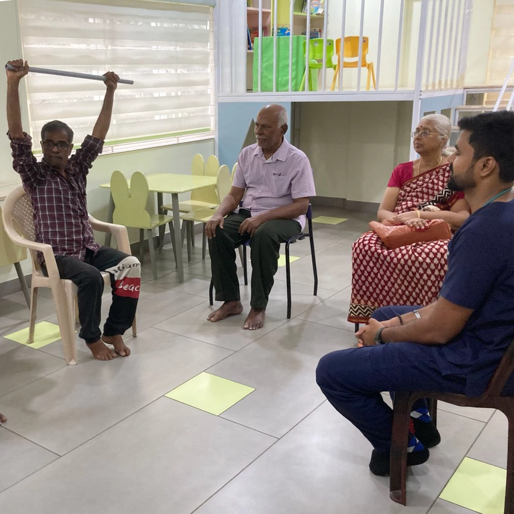 Doctor with Patients